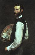 Frederic Bazille Self Portrait painting